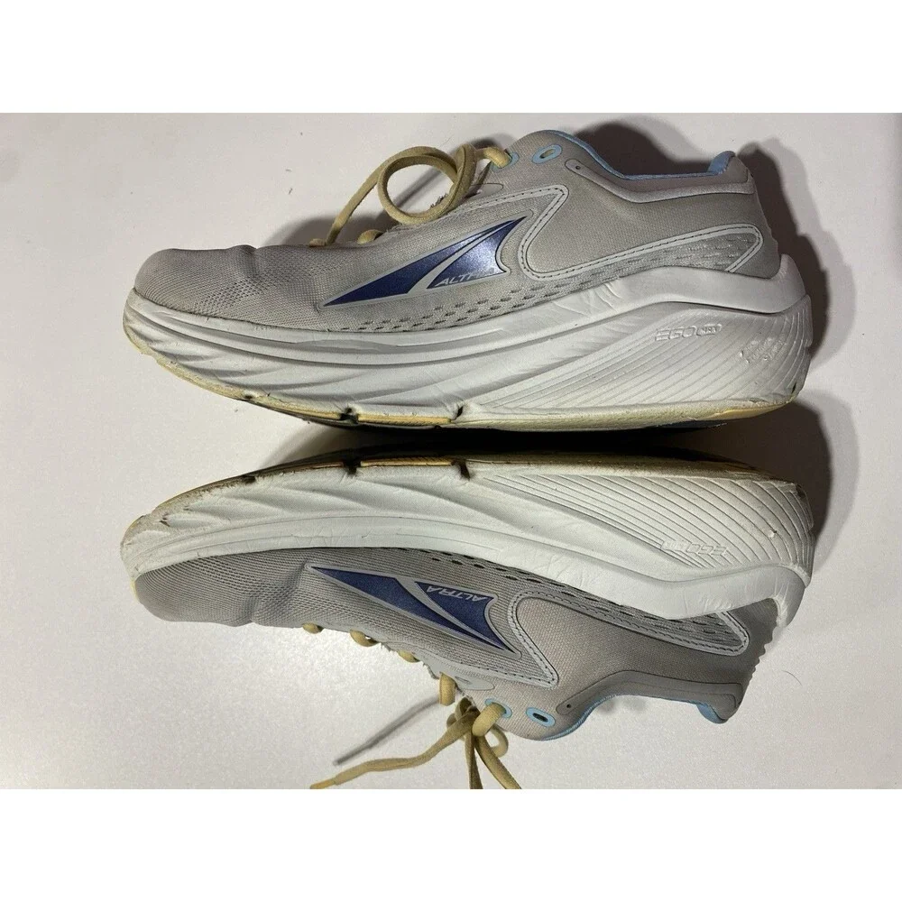 Altra Via Olympus Women 9 Grey Blue‎ Running Shoes Road Gym Sneaker AL0A82CR224